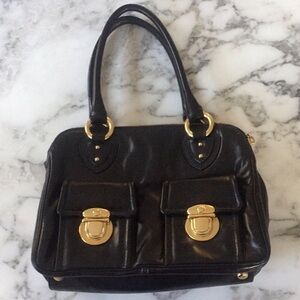 ❤️ MARC JACOBS ❤️ COLLECTION LUXURY ELEGANT TIMELESS GORGEOUS BLACK HANDBAG .